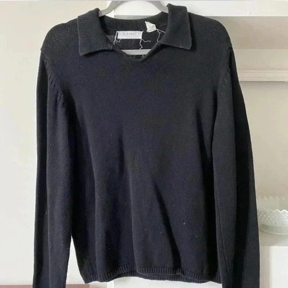Vintage Old Navy V Neck Collared Sweater - Picture 1 of 4